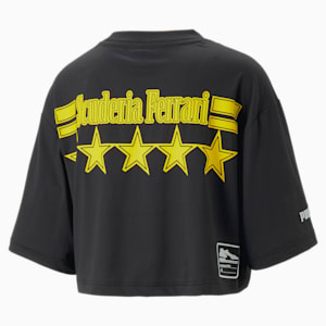 PUMA x SCUDERIA FERRARI x JUNE AMBROSE Women's Tee, PUMA Black