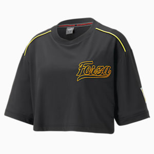 PUMA x SCUDERIA FERRARI x JUNE AMBROSE Women's Tee, PUMA Black
