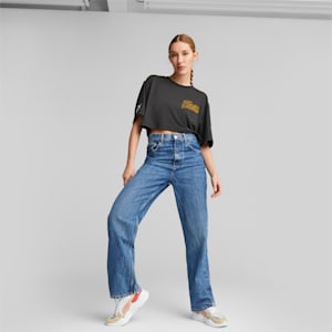 Camiseta PUMA x Scuderia Ferrari x June Ambrose Motorsport para mujer, PUMA Black