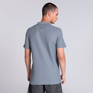 PUMA x one8 Jacquard Men's Slim Fit Polo, Gray Tile, extralarge-IND
