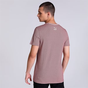 One8 Virat Kohli Jacquard Men's T-Shirt, Wood Violet