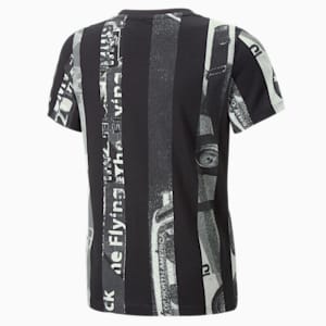 BMW M Motorsport Striped Youth T-Shirt, PUMA Black