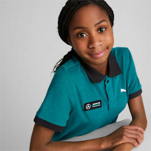 Mercedes AMG Petronas 2-tone Youth Polo, PUMA Black