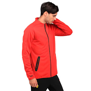 Ferrari Lifestyle Men's T7 Track Jacket, Rosso Corsa