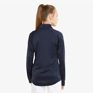 Quarter Zip Girls' Golf Pullover, Navy Blazer, extralarge-GBR