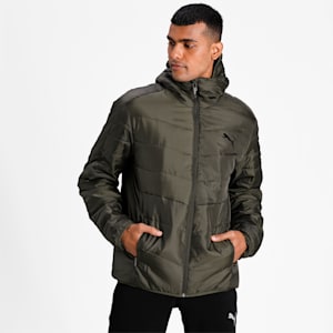 WarmCELL Men's Padded Jacket, Forest Night