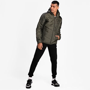 WarmCELL Men's Padded Jacket, Forest Night