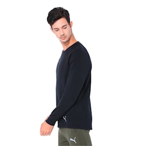 Evostripe Crew Men's Sweater, Puma Black