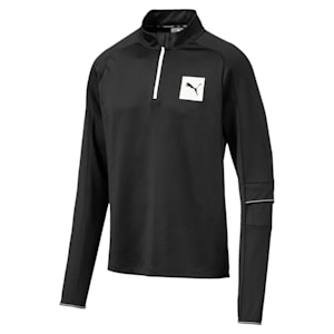 Tec Half Zip Men's Pullover, Puma Black
