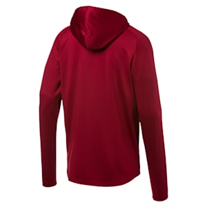 Tec Sports Full Zip Men’s Hoodie, Rhubarb