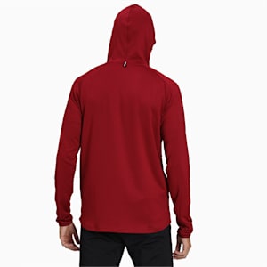 Tec Sports Full Zip Men’s Hoodie, Rhubarb