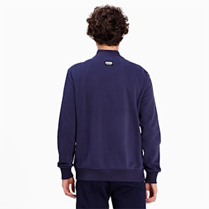 Athletics Long Sleeve Men's Sweat Jacket, Peacoat, extralarge-IND