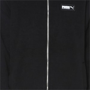 Fusion Fleece Hooded Men's Sweat Jacket, Puma Black