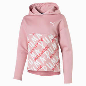 Alpha Girl's Hoodie, Bridal Rose, extralarge-IND