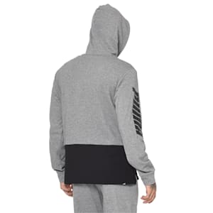 Speed Slant Logo Hoodie, Medium Gray Heather