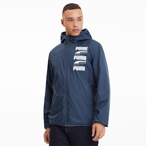 Essentials Rebel Men's Windbreaker, Dark Denim