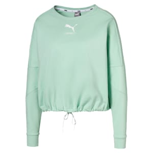 Nu-tility Crew Women's Sweat Shirt, Mist Green