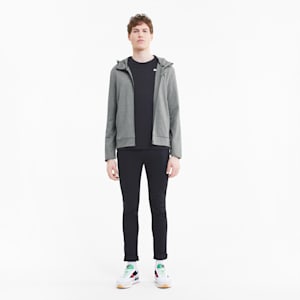 RTG DryCELL Men's Full Zip Hoodie, Medium Gray Heather