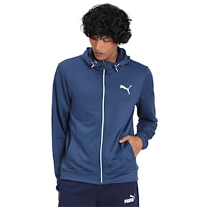RTG DryCELL Men's Full Zip Hoodie, Dark Denim