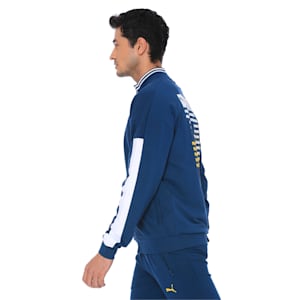 One8 Virat Kohli Men's Knitted Track Jacket, Gibraltar Sea