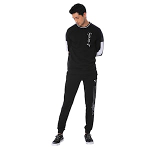 one8 Men's Crew Sweatshirt, Puma Black