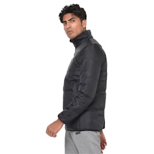 Essentials Padded Full Zip Men's Jacket, Puma Black