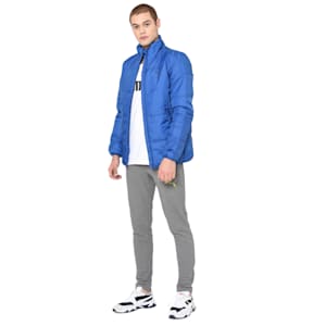 Essentials Padded Full Zip Men's Jacket, Galaxy Blue