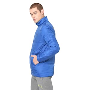 Essentials Padded Full Zip Men's Jacket, Galaxy Blue