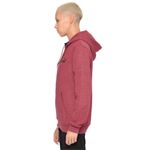 Essentials Fleece Hooded Men's Jacket, Rhubarb Heather