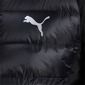 Hybrid Water Repellent Men's Down Jacket, Puma Black