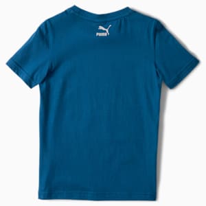 Animals Suede Kids' T-Shirt, Digi-blue