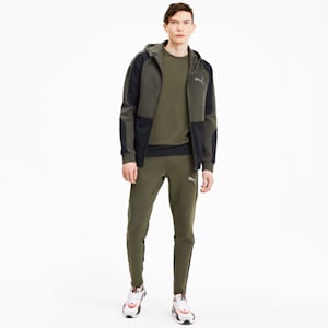 Evostripe Full-Zip dryCELL Slim Fit Men's Hoodie, Forest Night