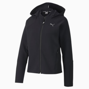 Evostripe Full Zip dryCELL Regular Fit Women's Hoodie, Puma Black