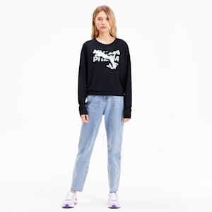 Modern Sports dryCELL Relaxed Fit Women's Sweatshirt, Puma Black