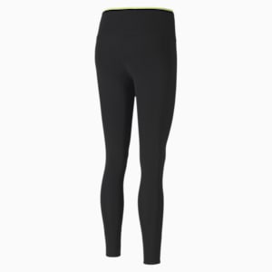 Modern Sports 7/8 Printed Women's Tights, Puma Black-Sharp Green