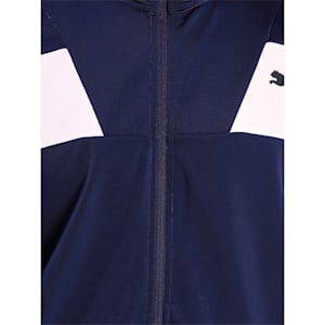 Techstripe Tricot Regular Fit Men's Tracksuit, Peacoat, extralarge-IND