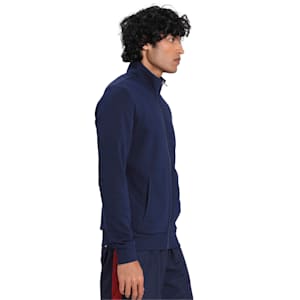 Contrast Men’s Track Jacket, Peacoat
