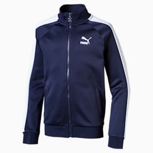 Iconic T7 Track Jacket Poly, Peacoat
