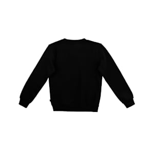ESS Logo Crew Kid's Sweatshirt, Cotton Black