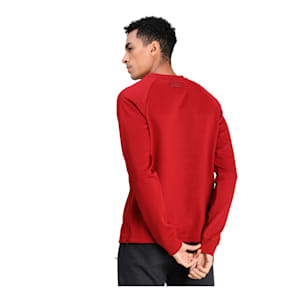 PUMA X Virat Kohli Crew Neck Men's Sweatshirt, Red Dahlia