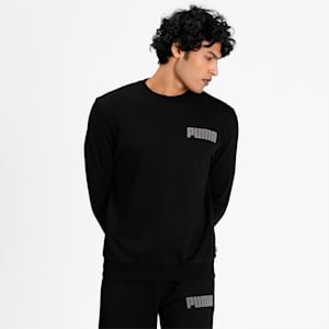 Modern Basics Men's Sweatshirt, Puma Black