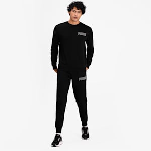 Modern Basics Men's Sweatshirt, Puma Black