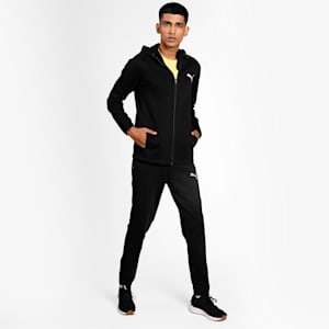 Evostripe Core Full-Zip Slim Fit Men's Hoodie, Puma Black, extralarge-IND