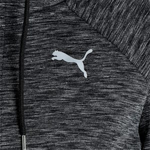 Evostripe Full-Zip Women's Hoodie, Puma Black-Heather