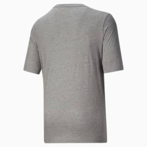 T-shirt chiné BT Essentials, homme, Gris bruyère pâle-Vert collégien
