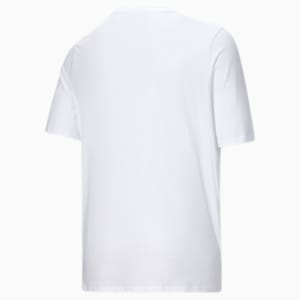 Essentials+ Men's V-Neck Tee BT, Puma White