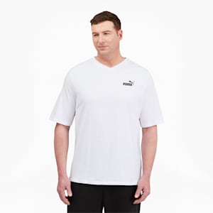T-shirt à encolure en V BT Essentials+, homme, Blanc Puma