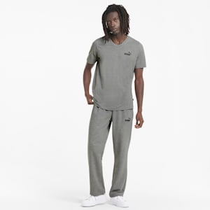 T-shirt à encolure en V Essentials+, homme, Gris bruyère moyen