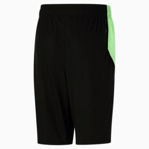 PUMA Cat Men's Training Shorts, PUMA Black-Fizzy Lime