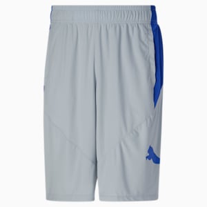 PUMA Cat Men's Training Shorts, Platinum Gray-Royal Sapphire
